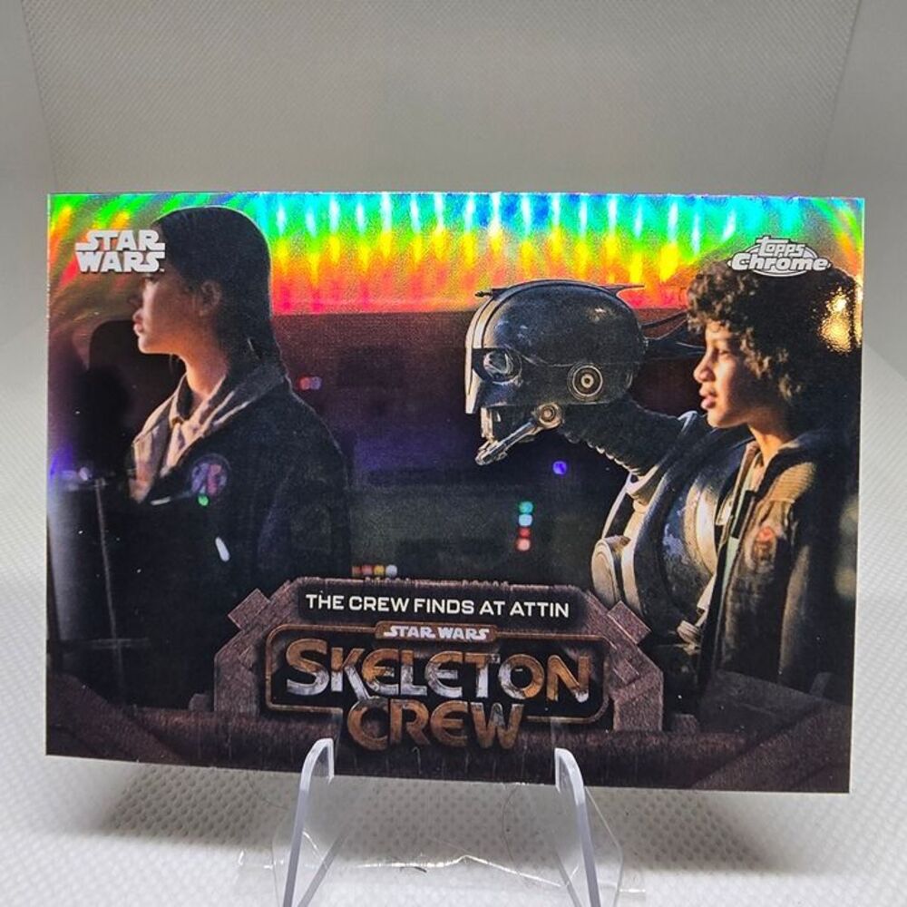 The Crew Finds At Attin #SC-20 Star Wars 2025 Topps Chrome Skeleton Crew